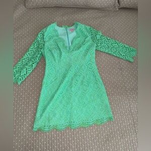 Green Lily Pulitzer Lace Dress